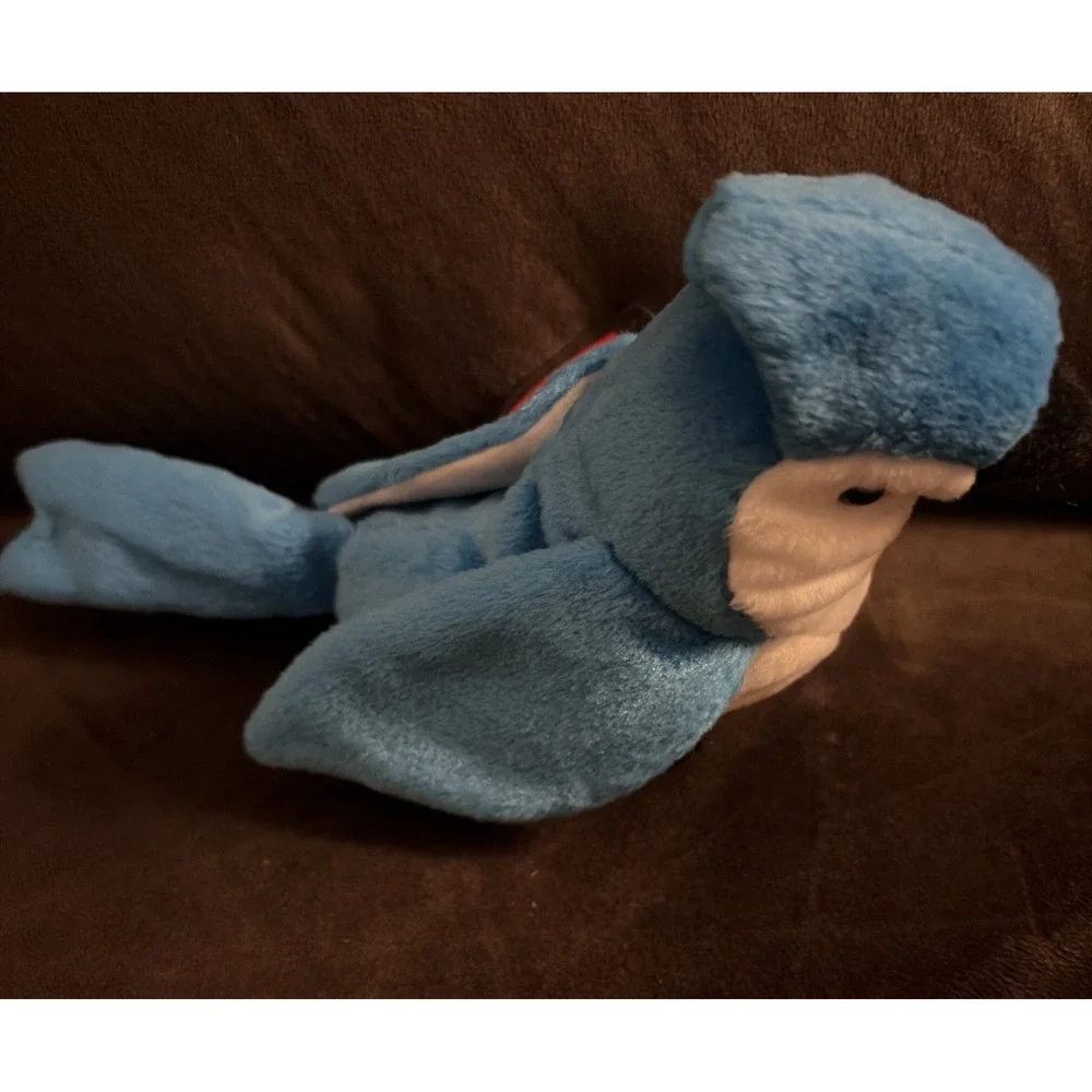 Ty Beanie‎ Baby Original Rocket the Blue Jay Bird Plush
